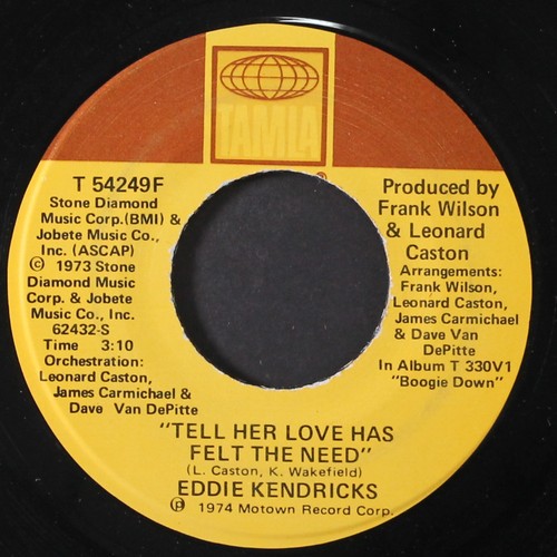 Eddie kendricks tell her love - eddie,