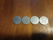 4 MONETE DA 10 LIRE 1955 , 1951 , 2 PEZZI 1953 COME IN FOTO