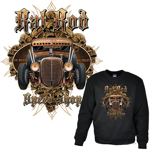 Felpa hot rod - felpa, automotiv