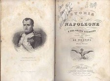 STORIA DI NAPOLEONE E DEL SUO GRAND’ESERCITO De Norvins 1840 Libro Illustrato