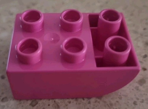 Lego duplo mattone rosa - lego, curvo