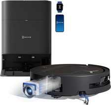 DEEBOT T80 OMNI Robot Aspirapolvere Lavapavimenti, 18.000 Pa, Spazzola OZMO ROLL