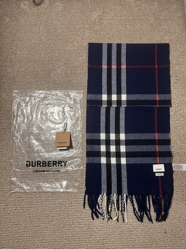 Sciarpa burberry blu - sciarpa,