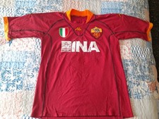 MAGLIA SHIRT VINTAGE FOOTBALL CALCIO AS ROMA KAPPA HOME XXL TOTTI 10.INA GENERAL