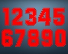 NUMERI PER MAGLIA CALCIO ANNI