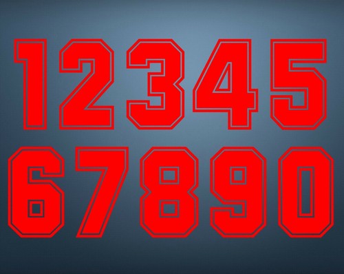 Numeri per maglia calcio anni - numeri,
