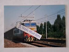 Fotografia Stazione IL NETO Locomotore Elettrico FS E 656.510 e treno merci 