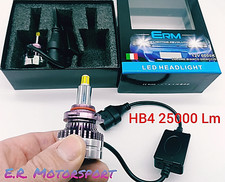SPECIALE FARI LENTICOLARI LAMPADE LED HB4 12V 25000 LM Modello 360° ULTRAWHITE 