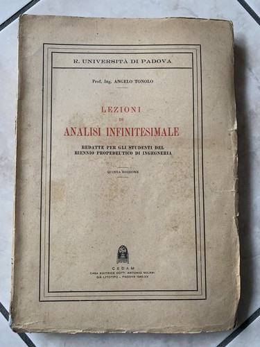 Tonolo lezioni analisi - tonolo, di