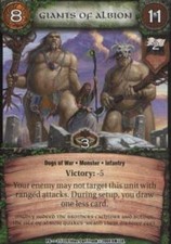 Giants of Albion - Path of Glory - WarCry CCG