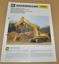 Brochure depliant specifiche escavatore Caterpillar 245B
