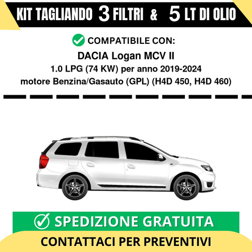 Tagliando per dacia - dacia, logan