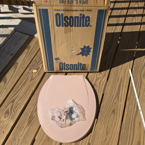 Sedile vintage olsonite nos - wc,