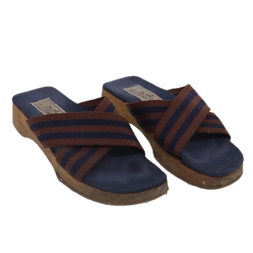 Hermes sandali tela - hermes, marrone