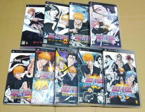 Psp bleach set - bleach,