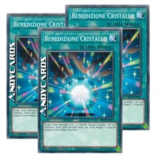3x BENEDIZIONE CRISTALLO (Crystal Blessing) • Comune • SDCB IT021 • 1Ed • YUGIOH
