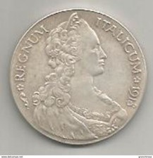 Italia Regno Eritrea 1918 Tallero Italicum gr. 26. RICONIO RESTRIKE bordo rigato