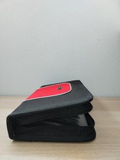 Borsa Porta CD Raccoglitore -VIVARCO - 64 Posti - Colore Nero-Rosso