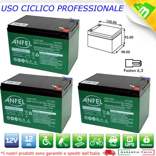 Kit batterie 36v 12ah - 12ah, gel/agm