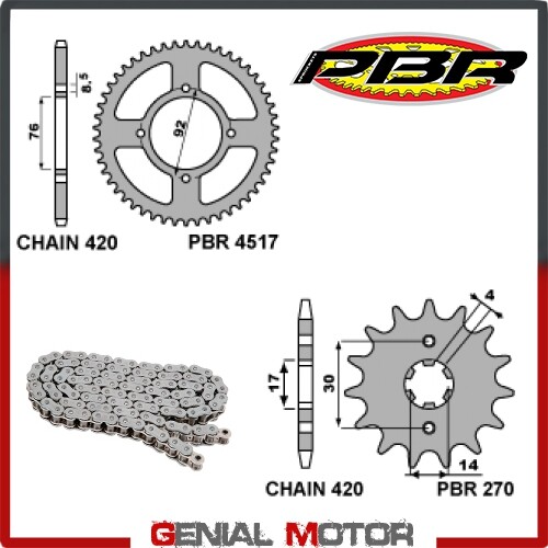 Ek1288 catena corona pignone - ek1288,