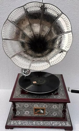 Antico grammofono hmv - antico,