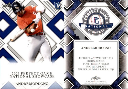 Andre modugno rookie 2023 - 2023, leaf