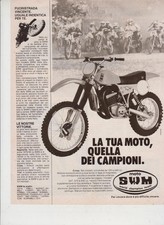 advertising Pubblicità -MOTO SWM CROSS  1981-MOTOITALIANE VINTAGE MX MOTOCROSS