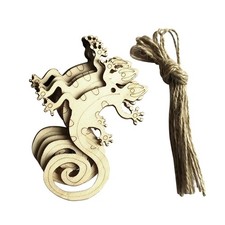  10 Pcs Holzdekor Hängedeko