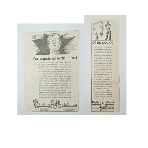 Lotto pubblicità vintage