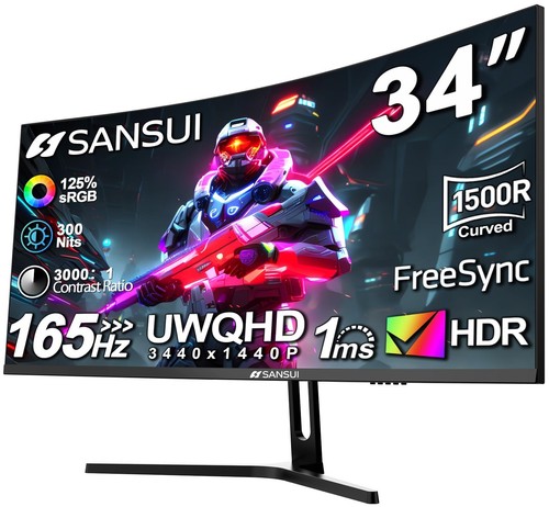 Sansui g34c5 monitor da - sansui,