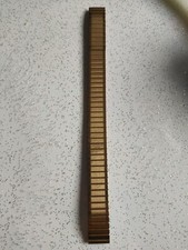 Cinturino Bracciale Orologio Elastico Donna Acciaio Inox Col. Oro Attacco 12 mm