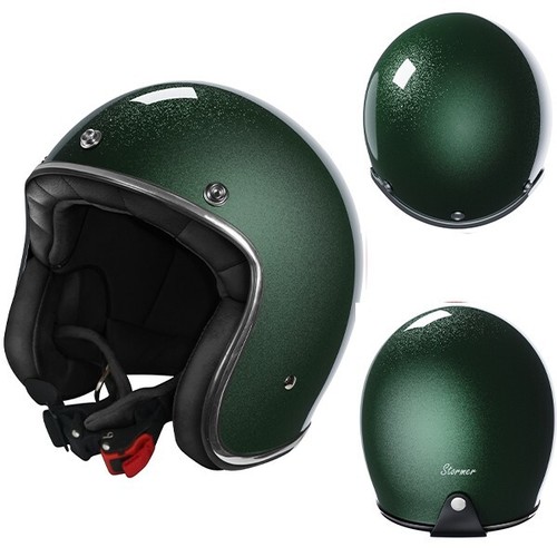 Casco jet moto cafe racer - casco,