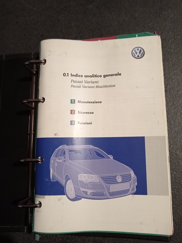 Manuale uso manutenzione vw - e,