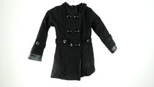 CAPPOTTO GIACCA JACKET BAMBINA BIMBA NERO IN PANNO