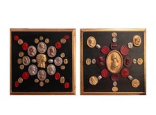 Coppia di cammei stile barocco