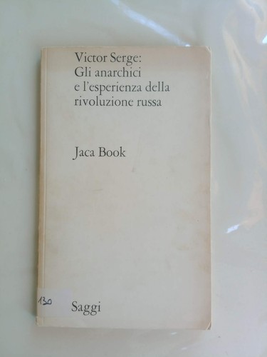 Serge victor gli anarchici - serge,
