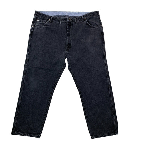 Jeans uomo wrangler nero denim - jeans,