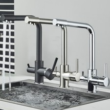 Rubinetto cucina 3 vie 360°