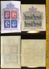 Città del Vaticano foglietti lotto di due gomma non perfetta