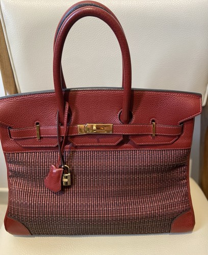 Hermes birkin rouge pelo - hermes,