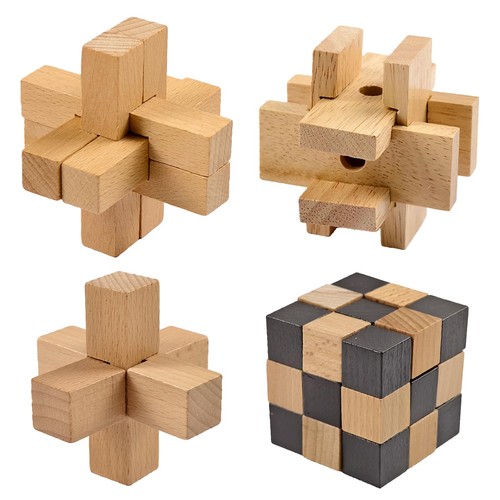 Holzsammlung rompicapo in - holzsammlung, 3d