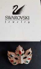 spilla di maschera Swarovski