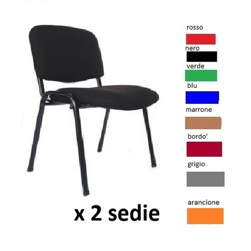 Sedia ufficio fissa - pz,