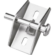 1-1/4" Sliding Door Snap Lock Aluminum Metal Finish P/N #876000