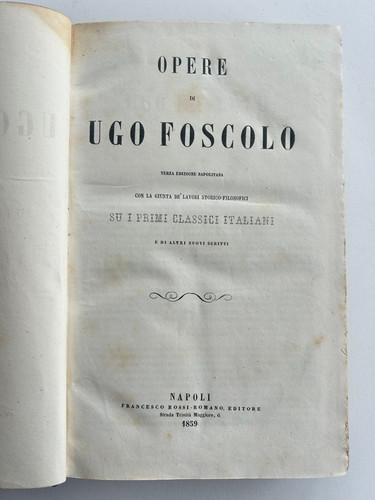 Ml510 libro opere ugo - opere, di
