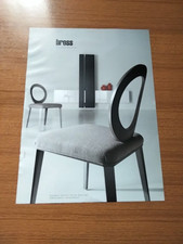 BROSS SEDIA CHAIR GEMMA BAR CODE MOBILE DESIGN ENZO BERTI VINTAGE AD PUBBLICITA