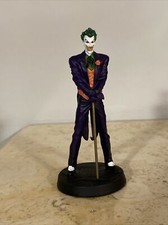 Dc Comics Super Eroi Joker Statuetta IN Piombo Collezione Eaglemoss Bd Film TV