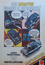 Pubblicità Advertising Italian Clipping 1979 MEBETOYS Alfetta Polizia Stradale