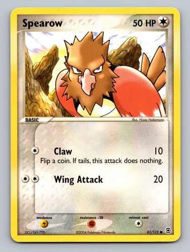 Spearow 112 firered - spearow, 81/112