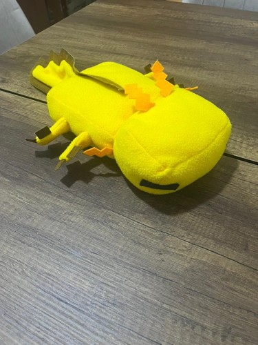 Peluche minecraft giallo - peluche,